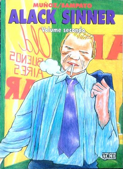 Alack Sinner Volume secondo - Munoz - copertina