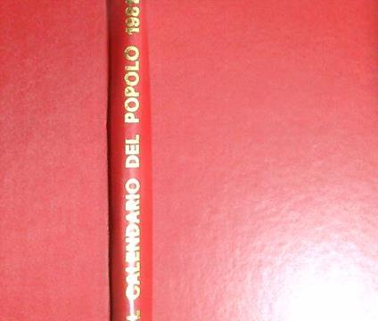 Il calendario del popolo Annata 1981 - copertina