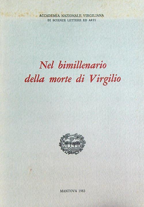 Nel bimillenario della morte di Virgilio - copertina