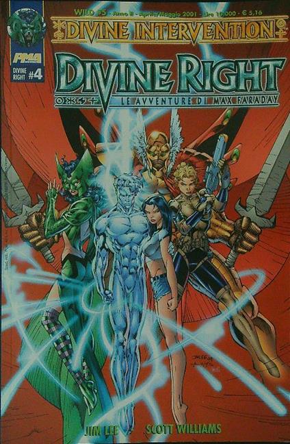 Divine right 4 - Jim Lee - copertina