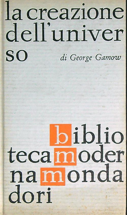 La creazione dell'universo - George Gamow - copertina