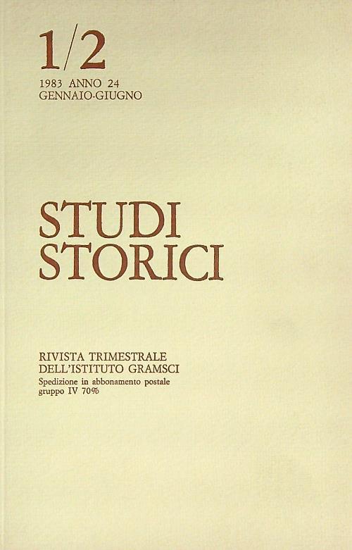 Studi storici 1/2-1983