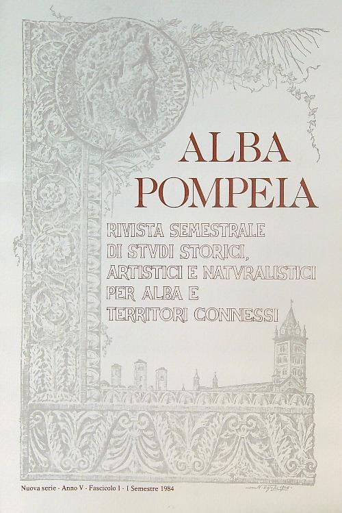 Alba Pompeia Fasc I - I sem 1984