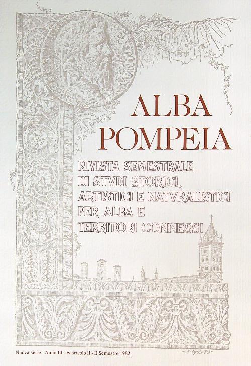 Alba Pompeia Fasc II - II sem 1982