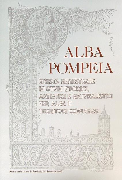 Alba Pompeia Fasc I - I sem 1980 - copertina
