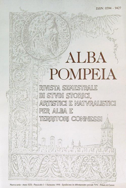 Alba Pompeia Fasc I - I sem 1998