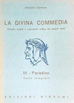 La Divina Commedia III Paradiso