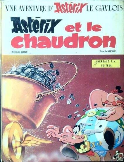 Asterix et le chaudron - Goscinny - copertina