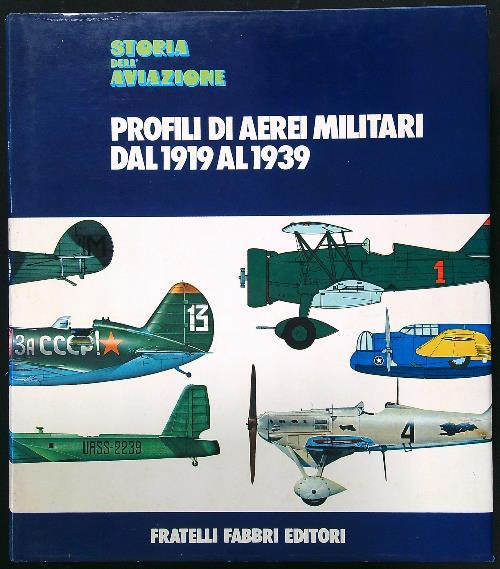 Profili di aerei militari dal 1919 al 1939