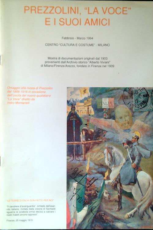 Prezzolini, la voce e i suoi amici - copertina