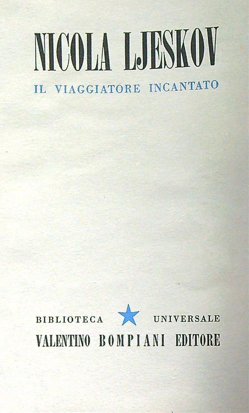 Il viaggiatore incantato - Nikolaj Leskov - copertina