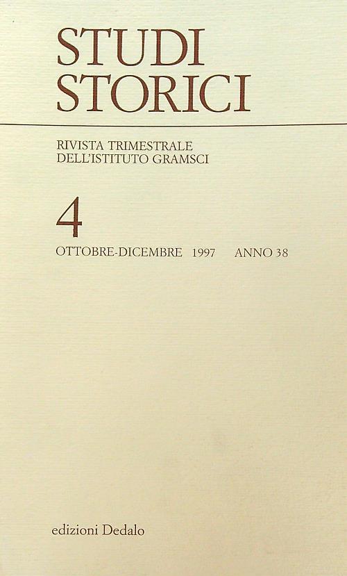 Studi storici 4 /1997