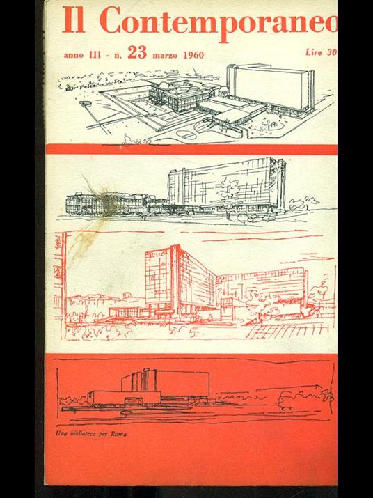 Il contemporaneo 23/1960 - copertina