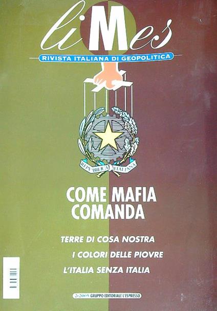 Limes 2/2005 Come mafia comanda - copertina