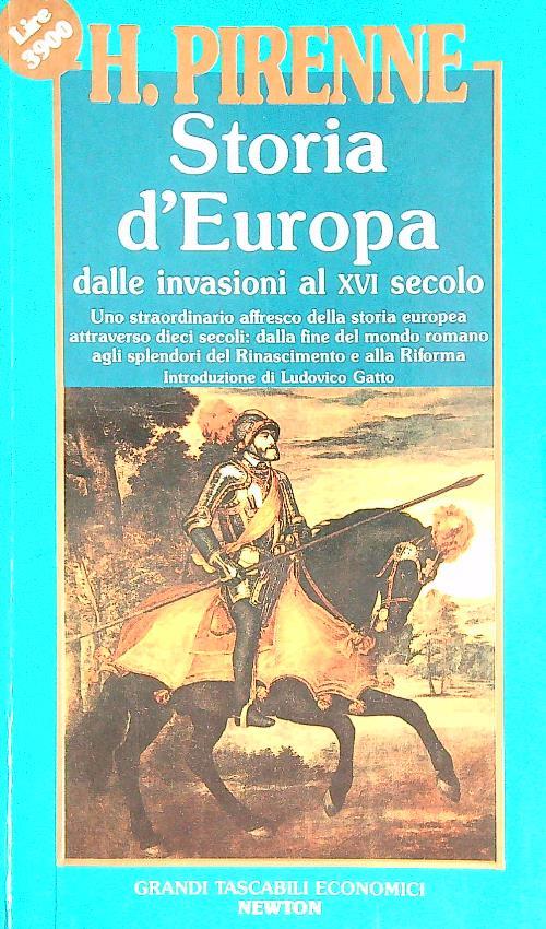 Storia d'Europa dalle invasioni al XVI secolo