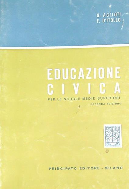 Educazione civica - G. Aglioti - copertina