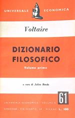 Dizionario filosofico. Vol 1