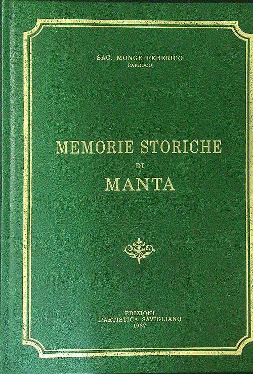 Memorie storiche di Manta