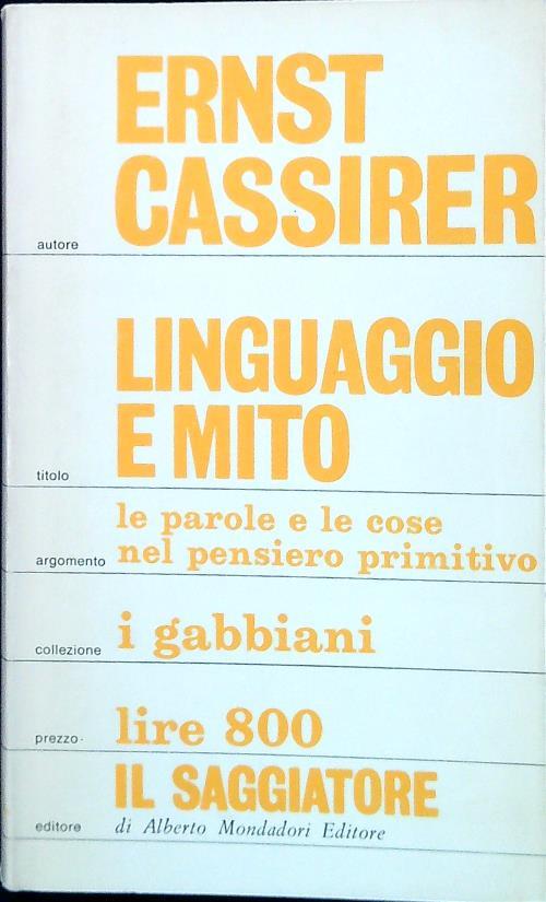 Linguaggio e mito
