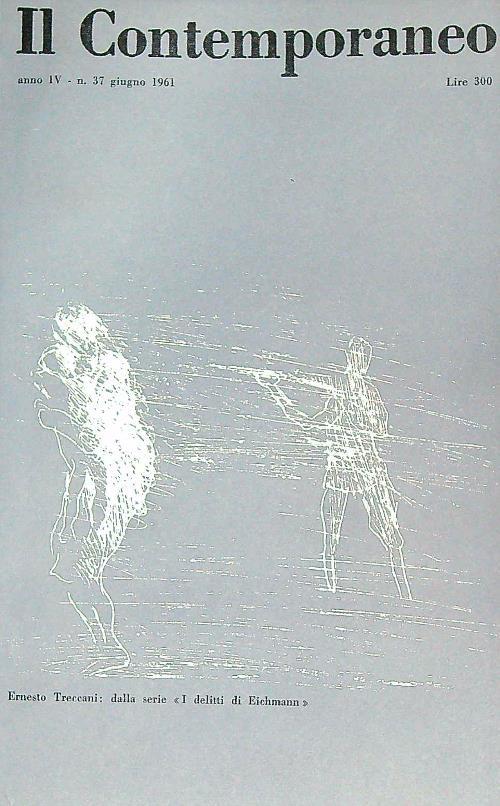 Il Contemporaneo 37/Giugno 1961 - copertina