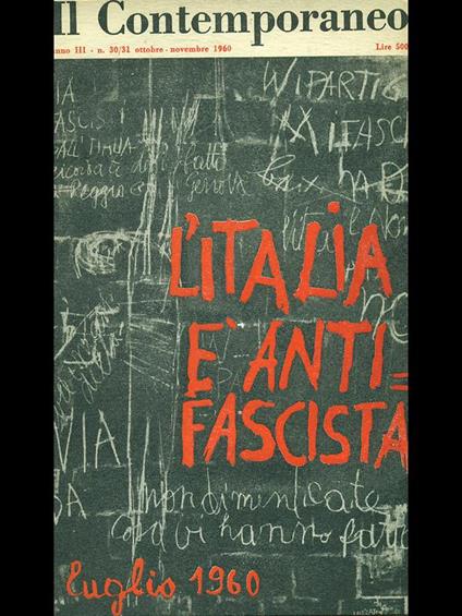 Il contemporaneo n. 30-31/1960 - copertina