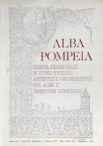 Alba Pompeia Fasc I- I sem 1987