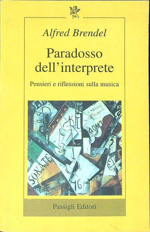 Paradosso dell'interprete - Alfred Brendel - copertina