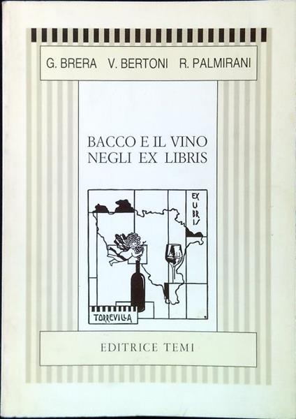 Bacco e il vino negli ex libris - G. Brera - copertina
