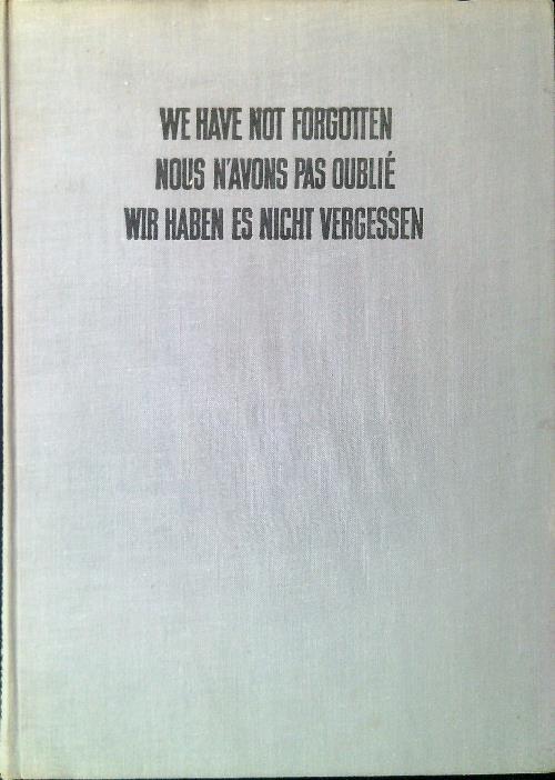 1939-1945 We have not forgotten  - copertina