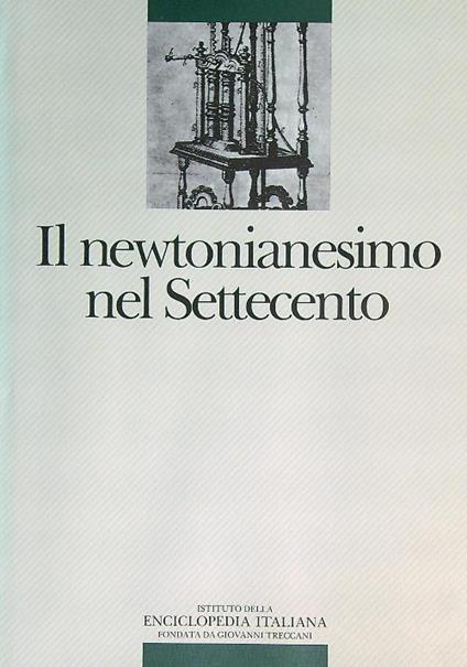 Il newtonianesimo nel settecento - copertina