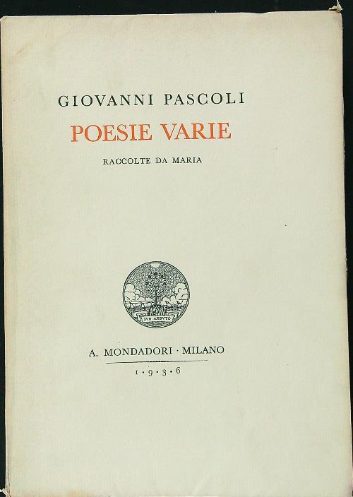 Poesie varie