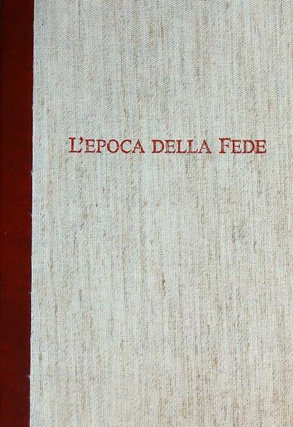 L' epoca della fede - copertina