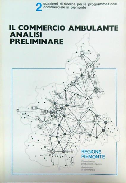 Il commercio ambulante: analisi preliminare - copertina