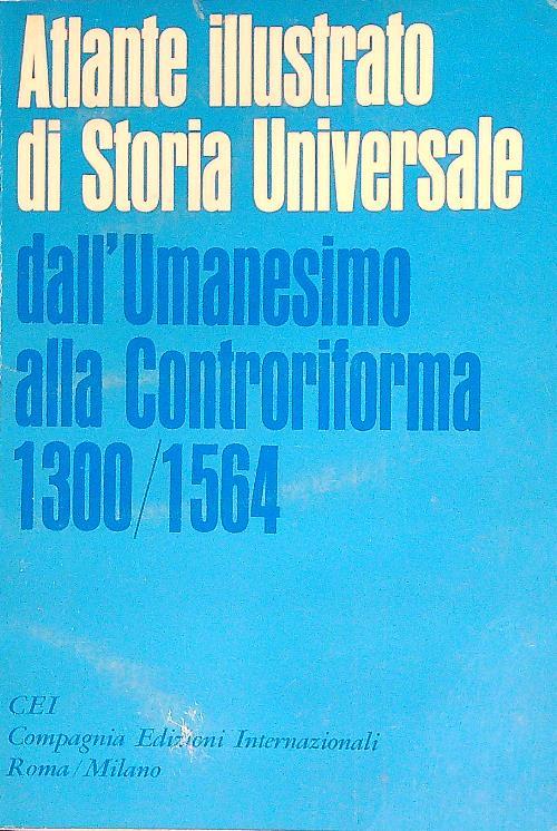 Dall'umanesimo alla controriforma 1300/1564 - copertina
