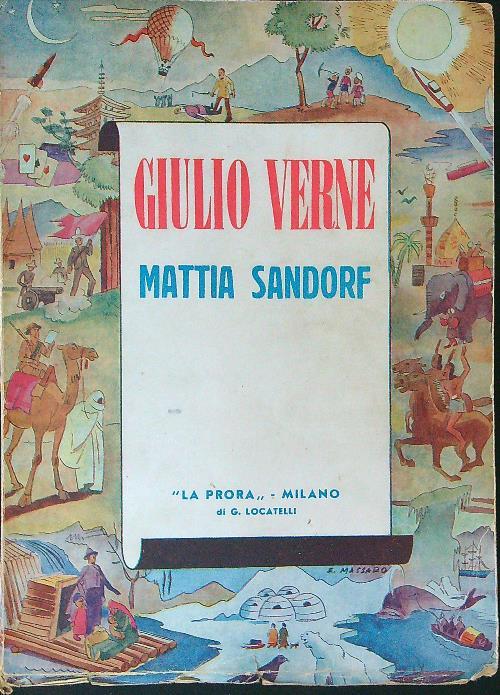 Mattia Sandorf - Giulio Verne - copertina