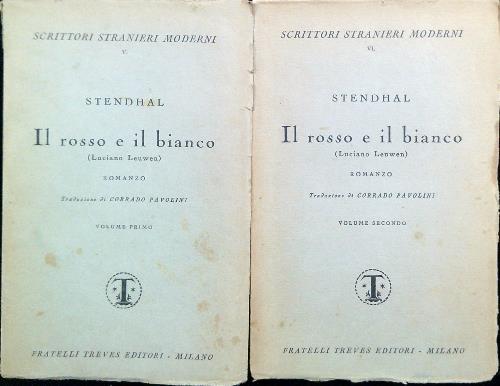 Il rosso e il bianco - Stendhal - copertina