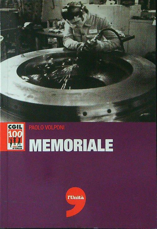 Memoriale - Paolo Volponi - copertina