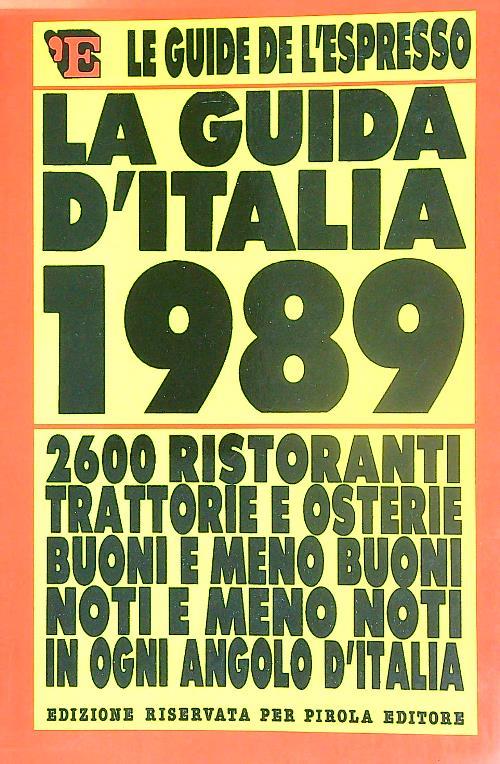 La guida d'Italia 1989 - copertina