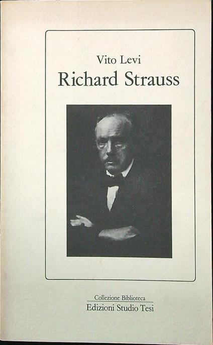 Richard Strauss - Vito Levi - copertina