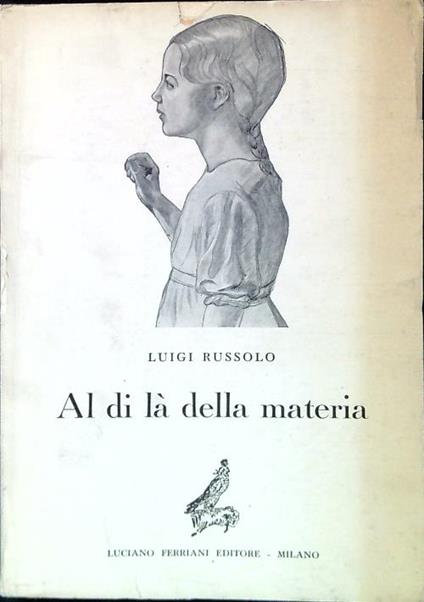 Al di là della materia - Luigi Russolo - copertina