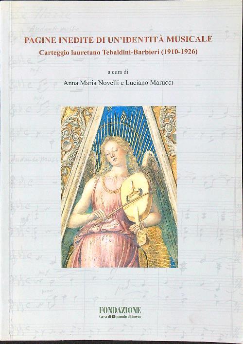 Pagine inedite di un'identità musicale