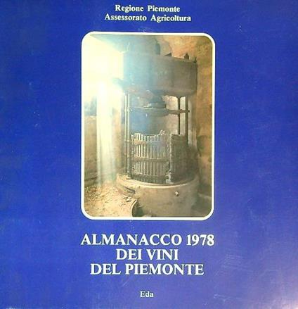 Almanacco 1978 dei vini del Piemonte - copertina