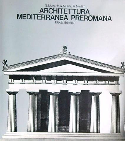 Architettura mediterranea preromana - copertina