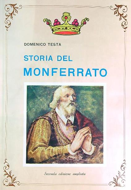 Storia del Monferrato - Domenico Testa - copertina