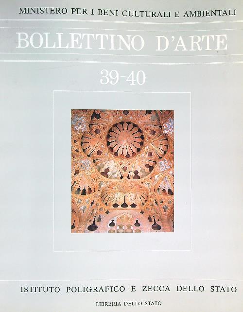 Bollettino d'arte 39- 40/1986