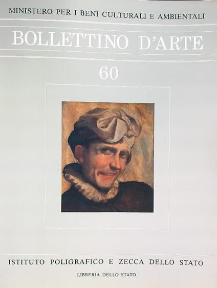 Bollettino d'arte 60/1990 - copertina