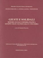Giusti e solidali. Memoria sociale e memoria politica 