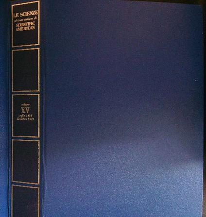 Le  scienze Edizione italiana di scientific American 15 vv x 90 num - copertina