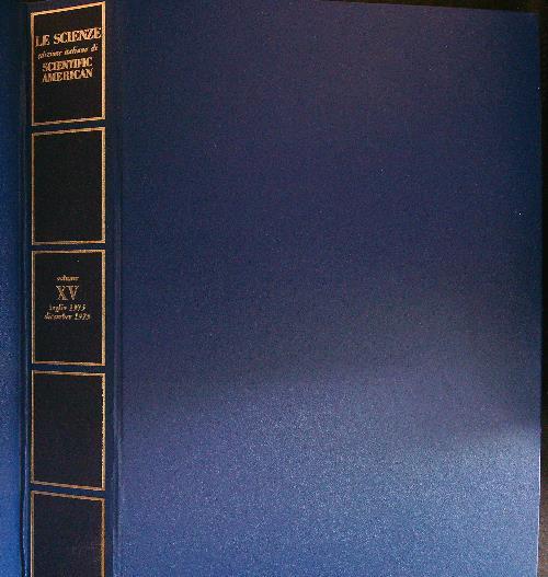 Le  scienze Edizione italiana di scientific American 15 vv x 90 num - copertina