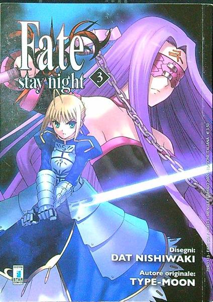 Fate stay night 3 - copertina